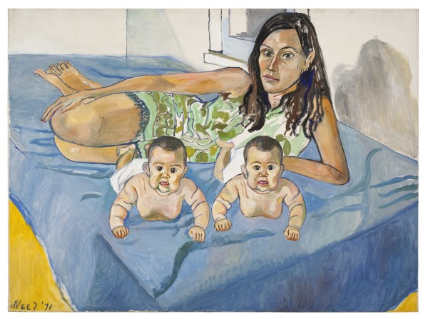 Alice Neel Nancy and the twins [Nancy e le gemelle], 1971