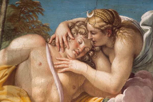 Diana e Endimione, Galleria dei Carracci,, 1597 -1605 - Simbolismo erotico lunare tra il sonno, il sogno e la rimozione