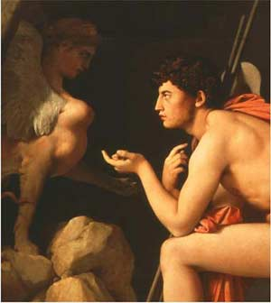 Jean-Auguste-Dominique-Ingres-Edipo-e-la-Sfinge-part.-1808-25.
